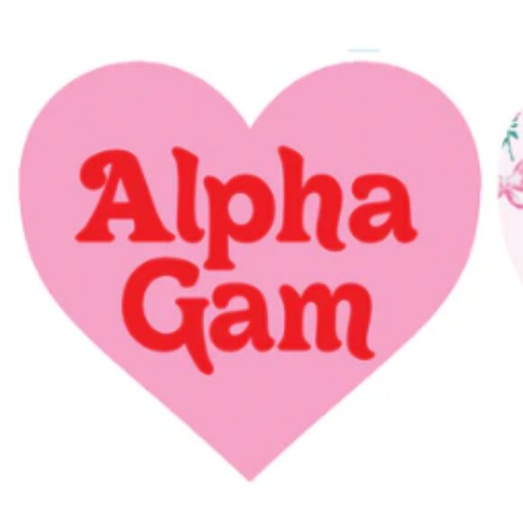 Sorority Coasters - Alpha Gam and Chi Omega - Picture 2 of 6